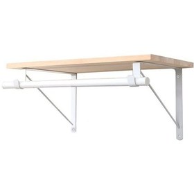 Resim Depolife Duvara Asmalı Fortmanto Elbise Askılık Kitaplık Raf 