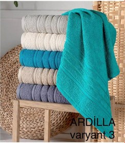 Resim Banyo Havlusu 90x140 Cm - Karışık Renk - 90x140 Çok Renkli 