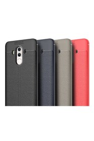 Resim ekılıf Huawei Mate 10 Pro - Kılıf Auto Focus Karbon Niss Silikon Kapak - Kırmızı 