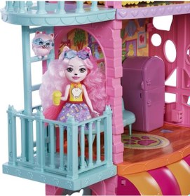 Resim Enchantimals Şehir Evi Ve Kafe Oyun Seti 71 Cm , Bebek, Köpek Figürü Ve Aksesuarlarıyla, 4 Yaş Ve Üzeri Hhc18 