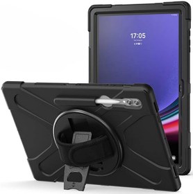 Resim Samsung Galaxy Tab S11 Ultra SM-X930 Uyumlu Defender Serisi Koruyucu Silikon Kılıf 