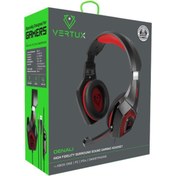 Resim Promate Vertux Denalı Mikrofonlu Stereo RGB Gürültü Önleyicili Oyuncu Kulak Üstü Kablolu Kulaklık 