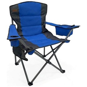 Resim Katlanır Kamp Piknik Sandalyesi - Madfox Echo - Bardaklıklı - Mavi - 547287 - Taşıma Çantalı Çok Renkli 