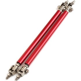 Resim Reedark 2 Adet Ayarlanabilir Ön Tampon Destek Çubuğu - Karbon Fiber & Paslanmaz Çelik 