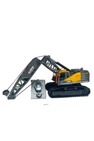 Resim Boratila Toys 1:24 40Mhz Uzaktan Kumandalı Şarjlı 6 Fonksiyon Vinç İş Makinası 