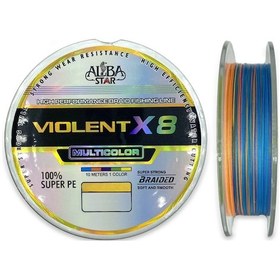 Resim Albastar Violent 8x Pe 150mt İp Misina 0.21mm 