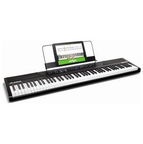 Resim Hype Store Alesis Recital Dijital Piano Klavye 88 Tuşlu Yeni Başlayanlar Için Yarı Ağırlıklı Tuşlu, Dahili Hopa 
