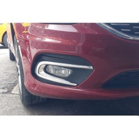 Resim Fiat Egea Sis Farı Çerçevesi Takım Krom Nikelaj N11.4518 