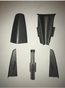 Resim Laminat Parke Süpürgelik Köşe Bağlantı Aparatı 8 Cm Antrasit Gri 