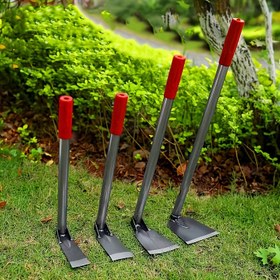 Resim Çok Fonksiyonlu Bahçe Çapaları Sebze ve Çiçek Dikimi İçin - Yabani Ot Temizleme ve Toprak Gevşetme Metal El Çapası Takımı - Kazma, Ayıklama ve Yetiştirme İçin Dayanıklı Bahçe Çapaları 