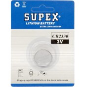 Resim Supex CR2330 3V Lityum Pil 1'li 