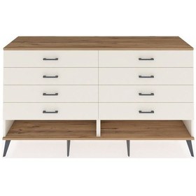 Resim Hyperion Konsol 8 Çekmeceli 176x44x99 Aytaşı-çam/aytaşı Aytaşı-çam/aytaşı 