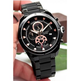 Resim Ferrucci Function Erkek Kol Saati, Çelik Kordon & Özel Tasarım, 3atm Suya Dayanıklı Siyah Sdfer164 Siyah 