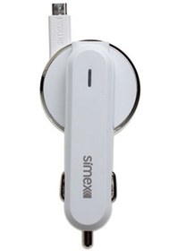 Resim Simex Micro Usb Araç Şarj Aleti 3.1a Kırılmaz Garantili Kablo 