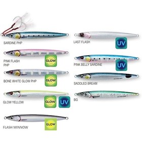 Resim Sg 3d Slim Jig Minnow 80 Gr 14 Cm Glow Yellow 