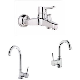 Resim Erce Delta Banyo Lavabo Ve Evye Bataryası 