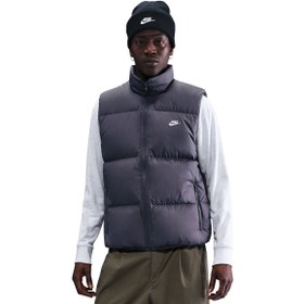 Resim Nike Therma-Fit Club Puffer 650 Erkek Gri Günlük Stil Yelek IB2977-068 