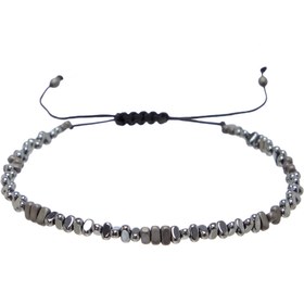 Resim Gri Hematit Erkek Bileklik - E1BLK0410486-P89 
