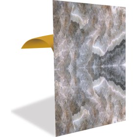 Resim Tink Kendinden Yapışkanlı Kahverengi Buzlu Mermer Desenli Pvc Panel 41x62 Cm 4 Adet 1 M² 