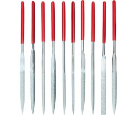 Resim Vinko Vı 29313 Elmas Saatçi Eğe Seti 160 Mm 10 Parça 
