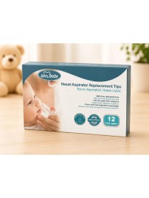 Resim Sevi Bebe Burun Aspiratörü Yedek Uç Seti 12 Adet - Bpa Içermeyen Ekstra Yumuşak Burun Temizleme Ucu 0+ Ay 