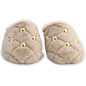 Resim Macarena Kadın Terlik/ Panduf ( Ev ) ANAIS34-MK Macarena Groseto Beige 