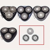 Resim Philips Flyco ve Tüm Çıkarılabilir Folyo Modelleri ile Uyumlu 3 Adet Yedek Tıraş Makinesi Başlığı, Erkekler için Döner Tıraş Makineleri Elektrikli Tıraş Aksesuarları Folyo ve Kesici Seti 