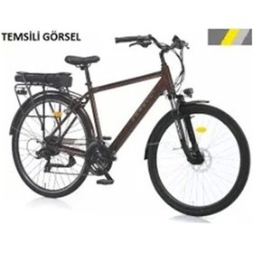 Resim Corelli Acero Elektrikli Erkek Şehir Bisikleti 49cm Md 28 Jant 21 Vites Metallıc Grey Metallıc Grey 