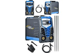Resim Lieber German 200 Amper Dijital Gösterge Çift Kart Soğutmalı El Tipi Çanta Invertör Kaynak Makinesi 
