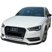 Resim Audi A3 8v Ön Ek Karlık Plastik Mat Siyah 2012 2013 2014 2015 2016 