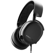 Resim TEŞHİR STEELSERİES ARCTİS 3 SİYAH 2019 EDİTİON 7.1 SURROUND KABLOLU GAMİNG KULAKLIK (SSH61503) (KUTU AÇIK) 