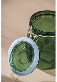 Resim Acar Pierre Klipsli Kapaklı Kavanoz Seti - 14 Cm Yeşil 