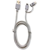 Resim Ligovi Two In One Kablo 120 Cm / Hem Mıcro Hem Apple 