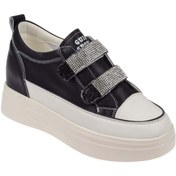 Resim Guja Cırtlı Gizli Dolgu Kadın Spor Ayakkabı GJ-3131 SİYAH 