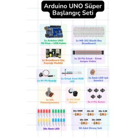 Resim Arduino Uno Ekonomik Başlangıç Seti 