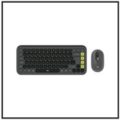 Resim Teknoteg - Rsr - Logıtech Pop Icon Combo, Siyah-yeşil, 920-013075, Kablosuz, Türkçe Q, Klavye Mouse Diğer 