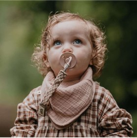 Resim Bibs Bandana Bib - Blush 