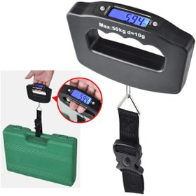 Resim Techmaster 50 Kg Işıklı El Kantarı Bavul Kurban El Terazisi+2 Adet Pil A09 