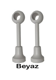 Resim Perdemix Ahşap Rustik Taşıyıcı Ayak 2 Adet Beyaz 