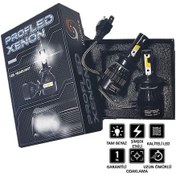 Resim 2 Adet H1 Soket Led Xenon Far Ampulü 6000k Beyaz 8000lm 
