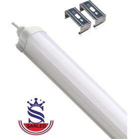 Resim 60w 120 Cm Yatay Led Etanj Armatür-trafolu Beyaz Işık 10 Adet Beyaz 