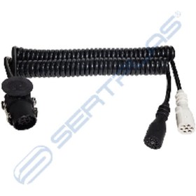 Resim SERTPLAS 15 VE 7 PLS.FİŞLİ ADAPTÖR KABLOSU-3.50 MT 2(6x1+1x1,5) TEK GİRİŞ-ÇİFT ÇIKIŞ - SERTPLAS- 