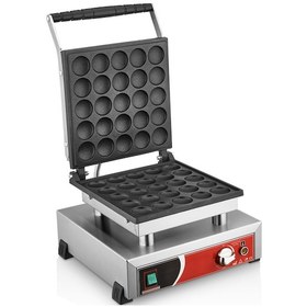 Resim Kutlu Tekli Yuvarlak Kapaklı Bubble Waffle Makinesi 
