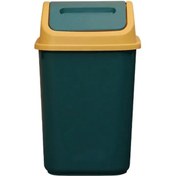 Resim Ximistore9 10 Litrelik Kapaklı Atık Kutusu - Modern Evler İçin Odor Engelleme Özelliğiyle Dayanıklı Plastik Tasarım 