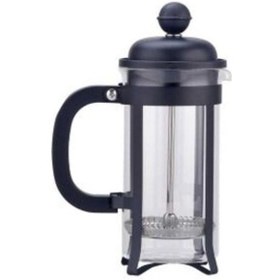 Resim French Press 350 Ml Düz-350e Siyah - Şeffaf 