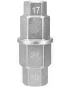 Resim Monyee Motorsiklet Tekerlek Mil Çıkarma Aracı - Çelik Malzeme, Isı İşlemeli, 1 Adet, Gümüş Rengi, Çoğu Markaya Uygun 