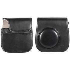 Resim Dancemonkey Deri Kapsül Çanta, Omuz Askılı, Manyetik Kapak İçin Instax Mini 8/9 Çantası 