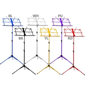 Resim Extreme XNS1YL Portatif Nota Sehpası (Sarı) | Katlanabilir Hafif Taşıma Çantalı 
