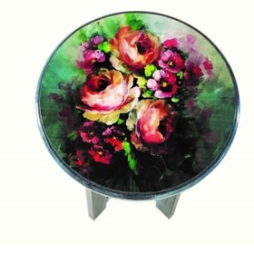 Resim Ayshe Home Ahşap Tasarım Tabure- Sehpa 