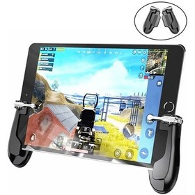 Resim Tablet Gamepad-ıpad İçin Tablet Kapasite L1r1 Yangın Amaç Düğmesi Gamepad Joystick'i Pubg Tetikleyici Joystick & Gamepad 45439461 